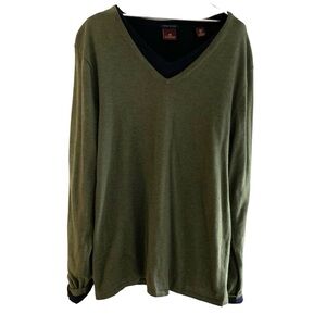 Scotch & Soda Layered V-Neck LS Top Sz XL